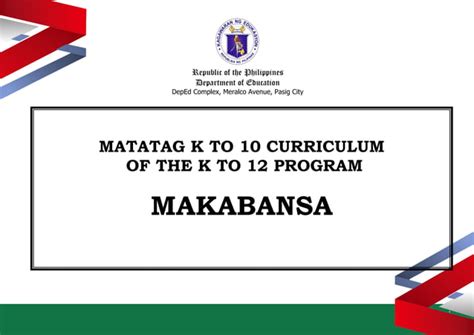 poster tungkol sa makabansa|MATATAG CURRICULUM .